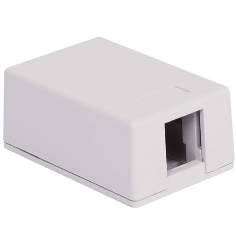 ethernet survace junction box|1 port surface mount box.